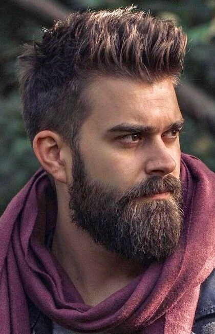 Enhanced beard hair growth after PRP treatment at Hues Aesthetic Clinic, Madurai