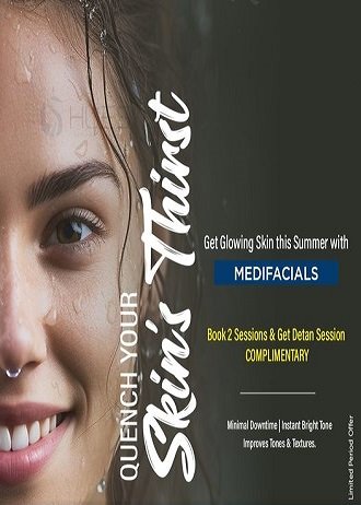 Specialist performing non-surgical face lifting treatment at Hues Aesthetic Clinic Madurai